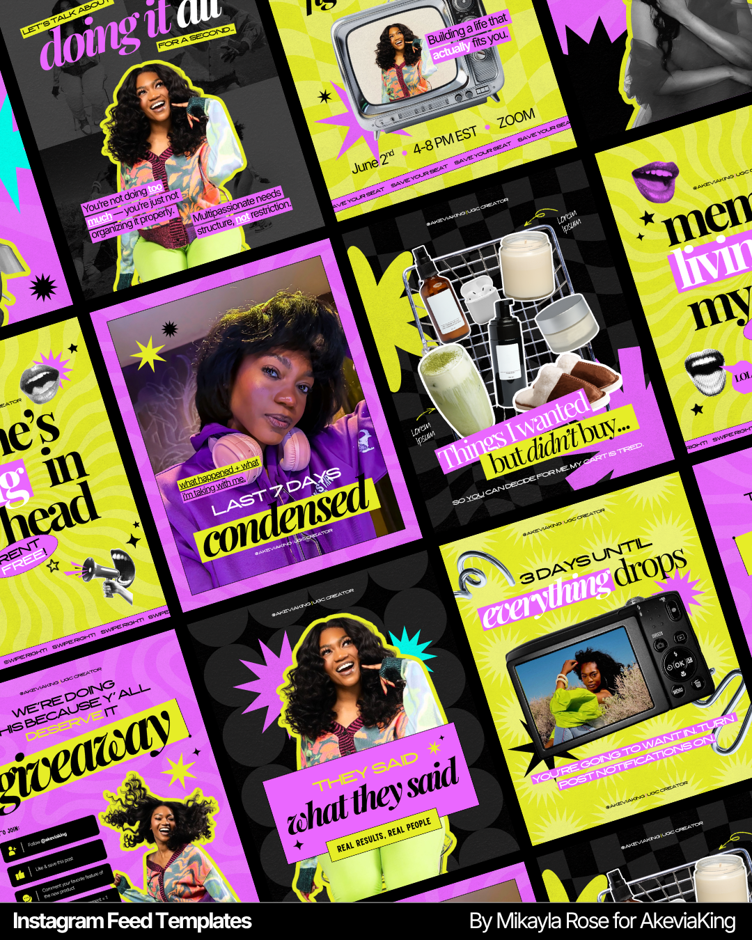 Custom Instagram Templates